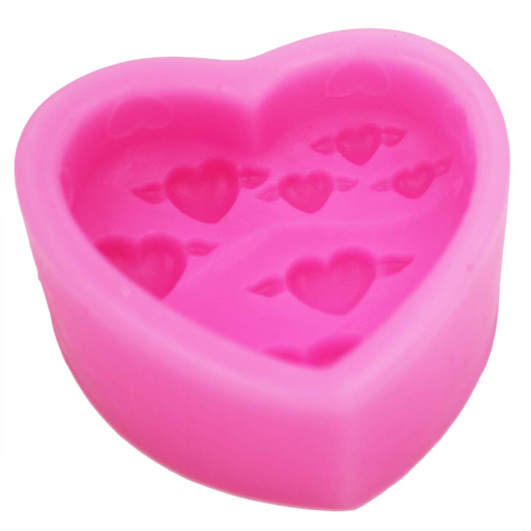 Heart-Shaped Silicone Soap Mold for DIY Handmade Soap Making - Perfect for Valentine's Day Gifts, Wedding Favors, and Craft Projects