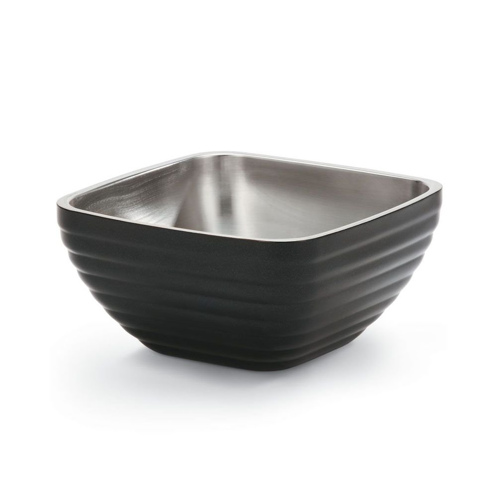 Vollrath 3-1/5 qt Square Serving Bowl - Premium Stainless Steel Food Container for Restaurants, Catering & Home Use - Perfect for Salads, Side Dishes & Food Presentation