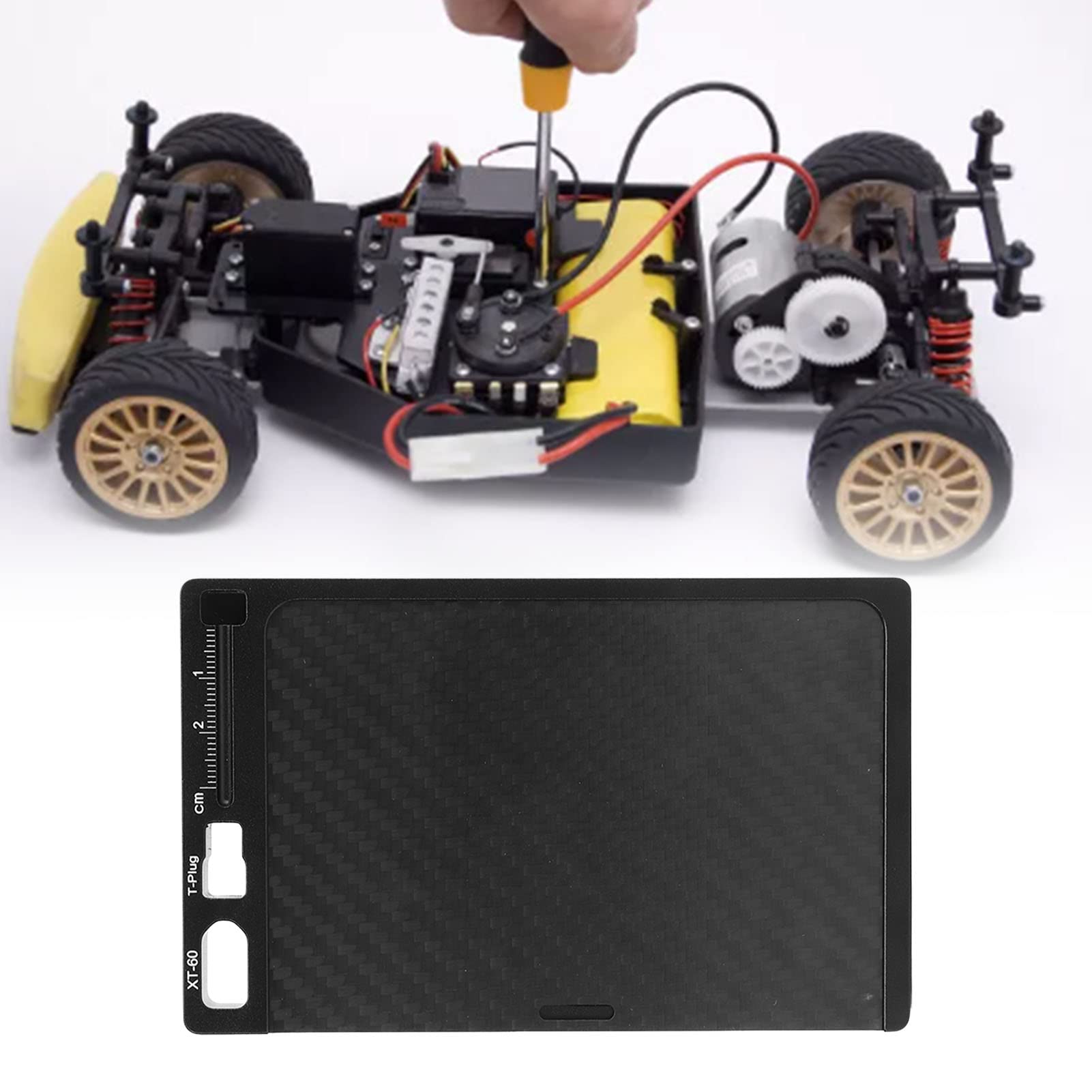 Universal Metal RC Car Repair Screw Tray - Multifunctional Tool Kit for RC Model & Auto Maintenance - Essential Screwdriver Accessories for Hobbyists & DIY Enthusiasts (Perfect for RC Car Upgrades, Drone Repairs & Household Fixes)