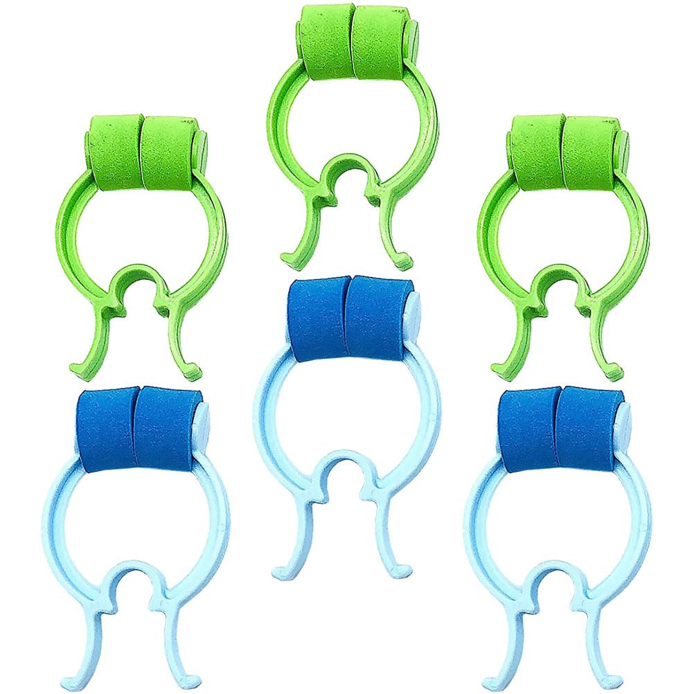 6pcs Nosebleed Clips for Adults & Kids - Soft Foam Nose Clip to Stop Nosebleeds Fast - Epistaxis Clip for Swimming, Sports & First Aid Kit - Breathable Nosebleed Stopper for Emergency & Daily Use