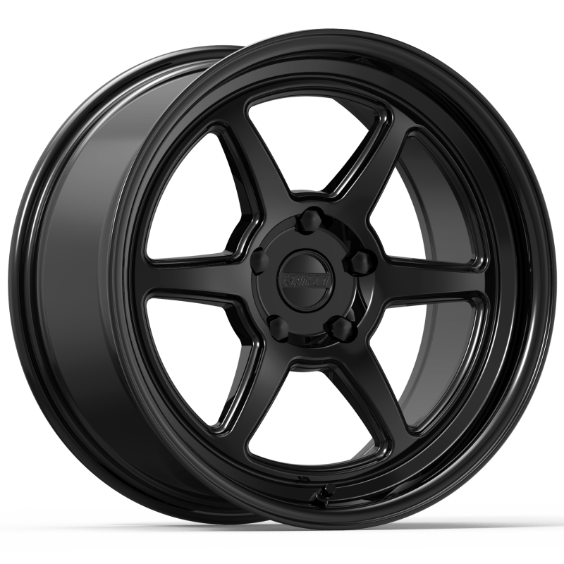 Kansei K14B 18x9 Inch Gloss Black Wheel - 5x100 Bolt Pattern, 12mm Offset, 66.56mm Bore - Perfect for JDM Imports & Tuner Cars