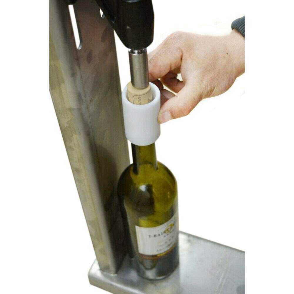 Premium Manual Wine Bottle Corker - Stainless Steel Cork Press Machine with 2 POM Heads for Home Brewing & Winemaking | US Stock | Perfect for DIY Wine Bottling, Home Brew Kits & Small Batch Production