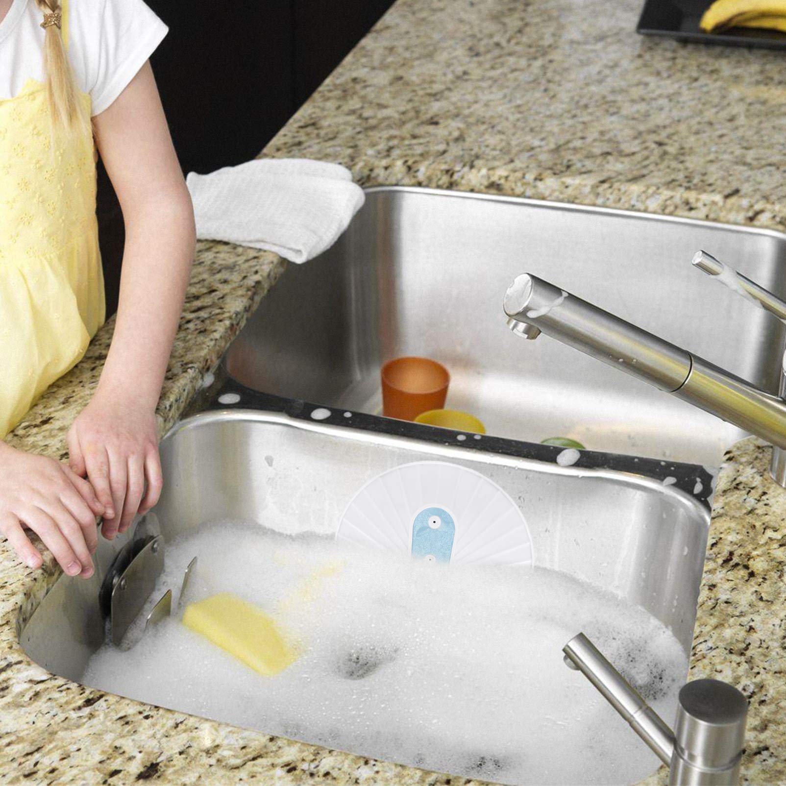 Portable USB Ultrasonic Dishwasher - Mini Dish Cleaner for Fruits, Vegetables & Small Kitchenware | Compact & Eco-Friendly for Camping, Dorms & Small Apartments