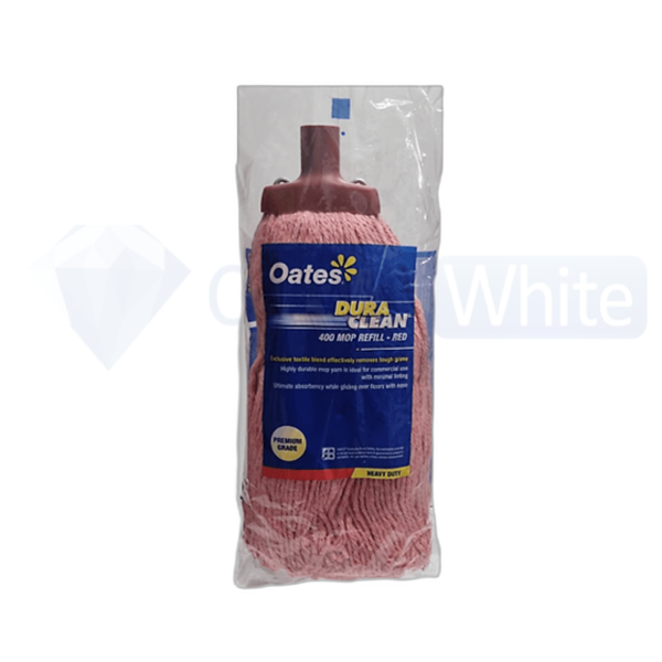 Oates Duraclean Mop Head 400g Premium Heavy Duty Microfiber Replacement - Perfect for Hardwood Floors, Tile & Kitchen Cleaning