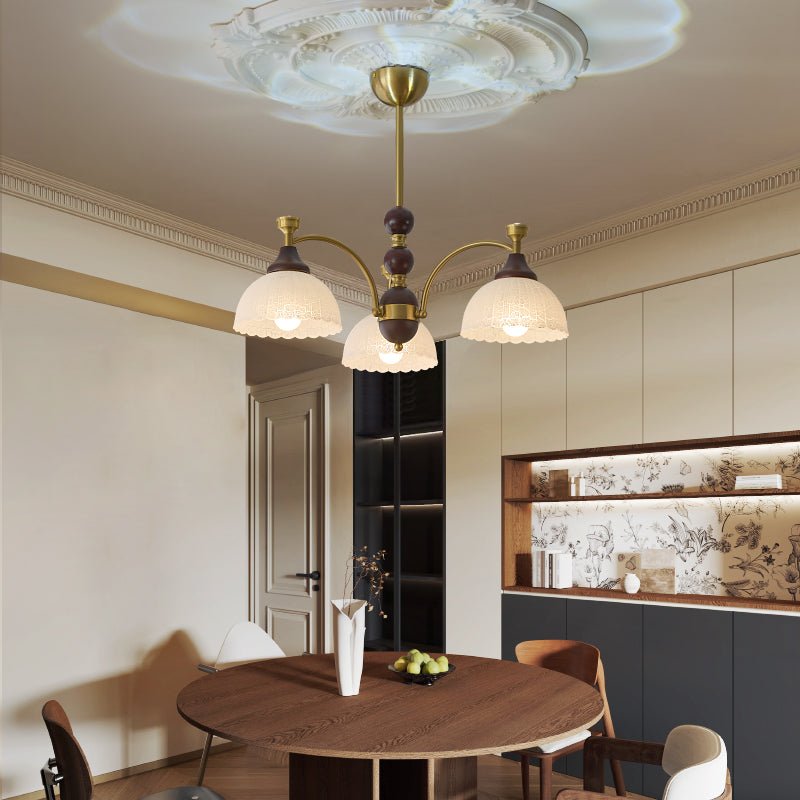 Florentia Crystal Chandelier - Elegant Modern Ceiling Light Fixture for Dining Room, Living Room & Bedroom Decor