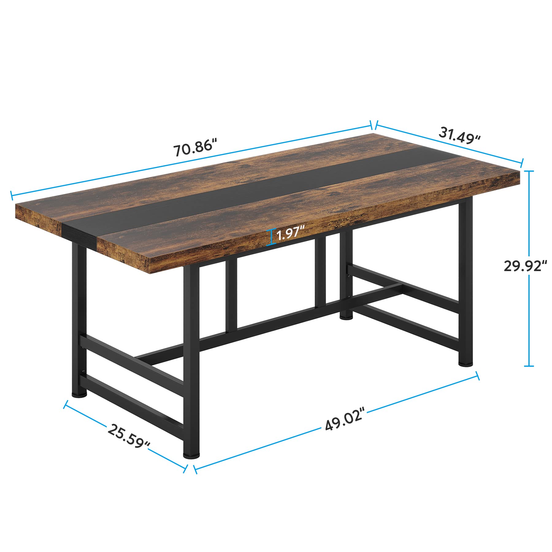 Tribesigns 6FT Conference Table - 70.86