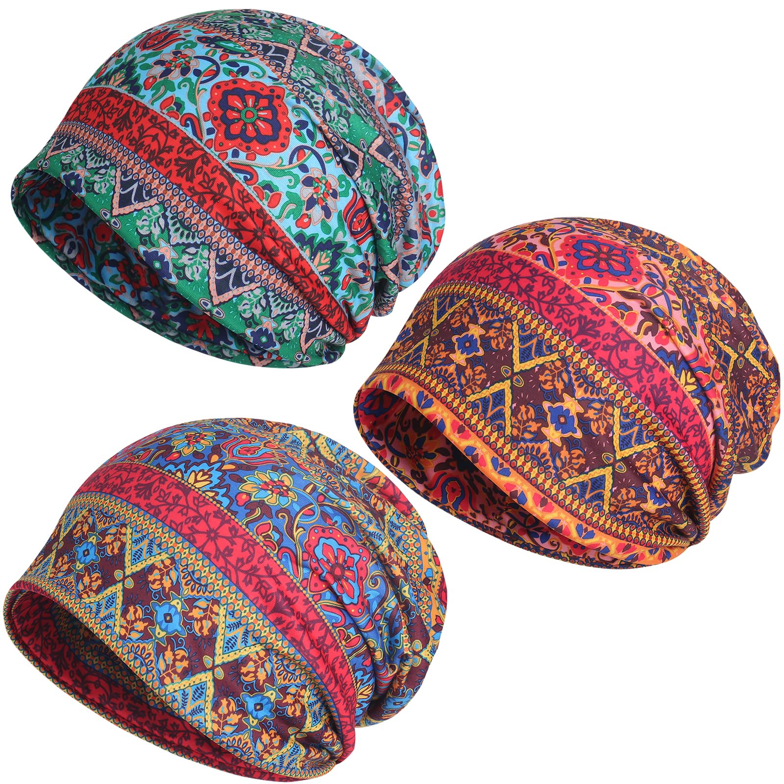 Women's Soft Stretchy Chemo Beanie Hat - Comfortable Loose Fit Knitted Cap for Cancer Patients - Perfect for Cold Weather, Indoor Comfort & Head Covering After Treatment