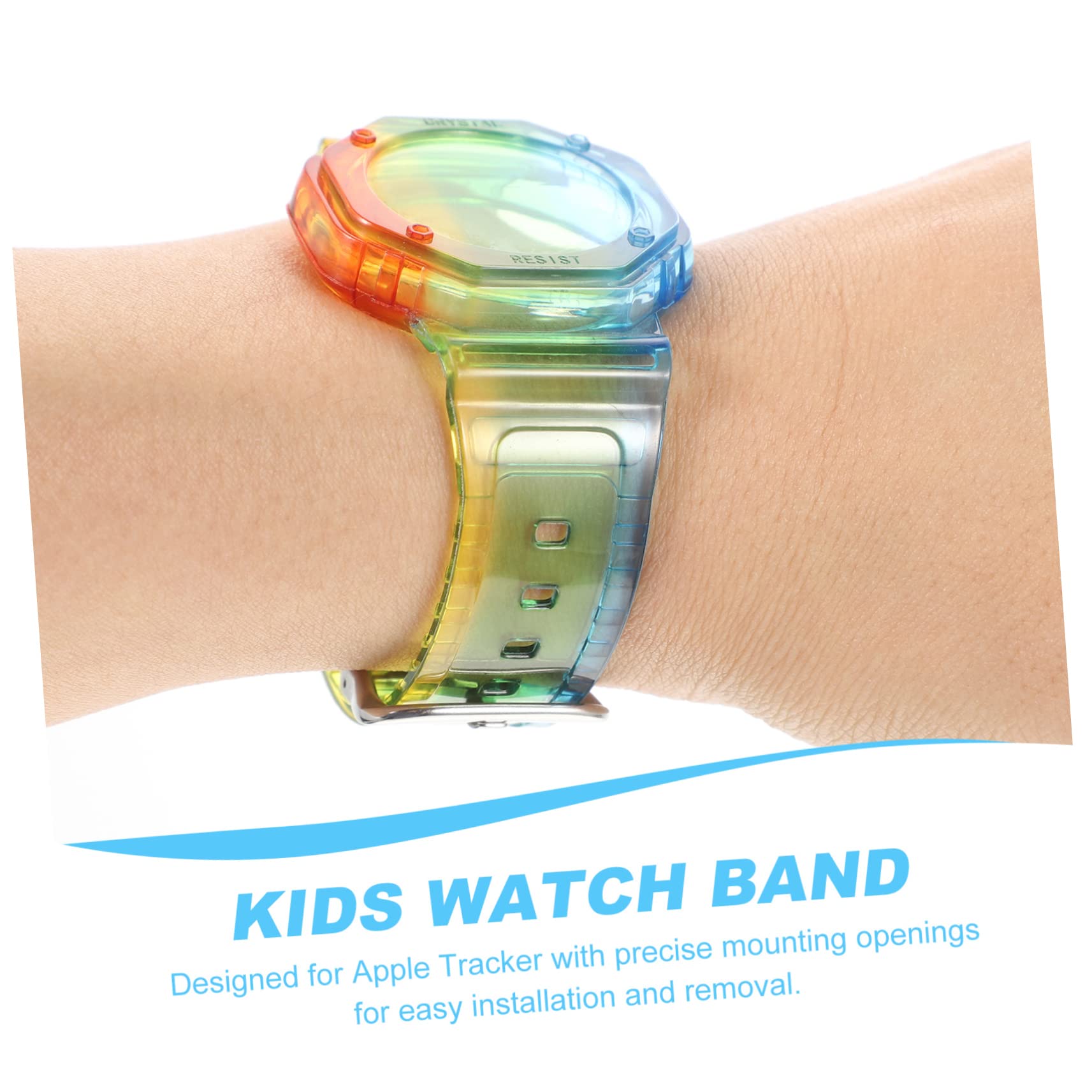 OSALADI 2pcs AirTag Bracelet Case - Stainless Steel Tracker Band for Kids