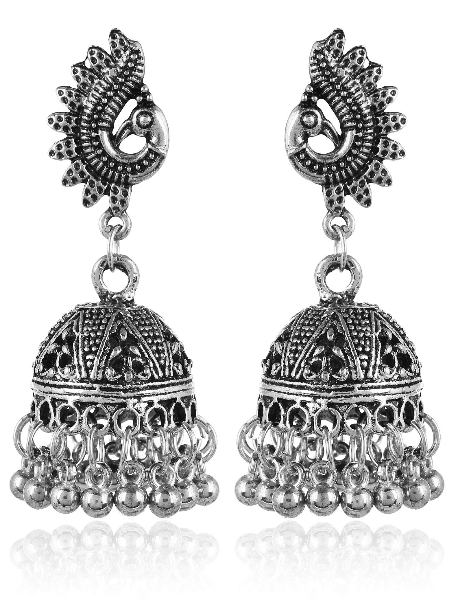 YouBella Afghani Jhumka Earrings for Women & Girls – Handmade Jewelry for Parties, Weddings & Special Occasions