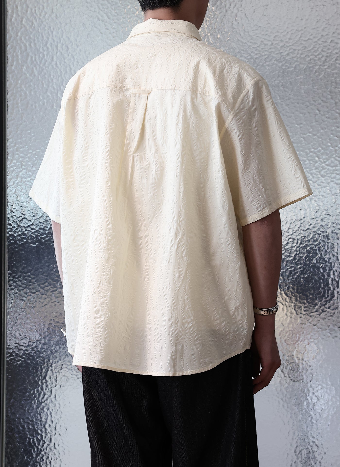 Breathable Cotton Seersucker Oversized Short Sleeve Shirt for Men & Women - Perfect for Summer Beach, Vacation & Casual Outfits