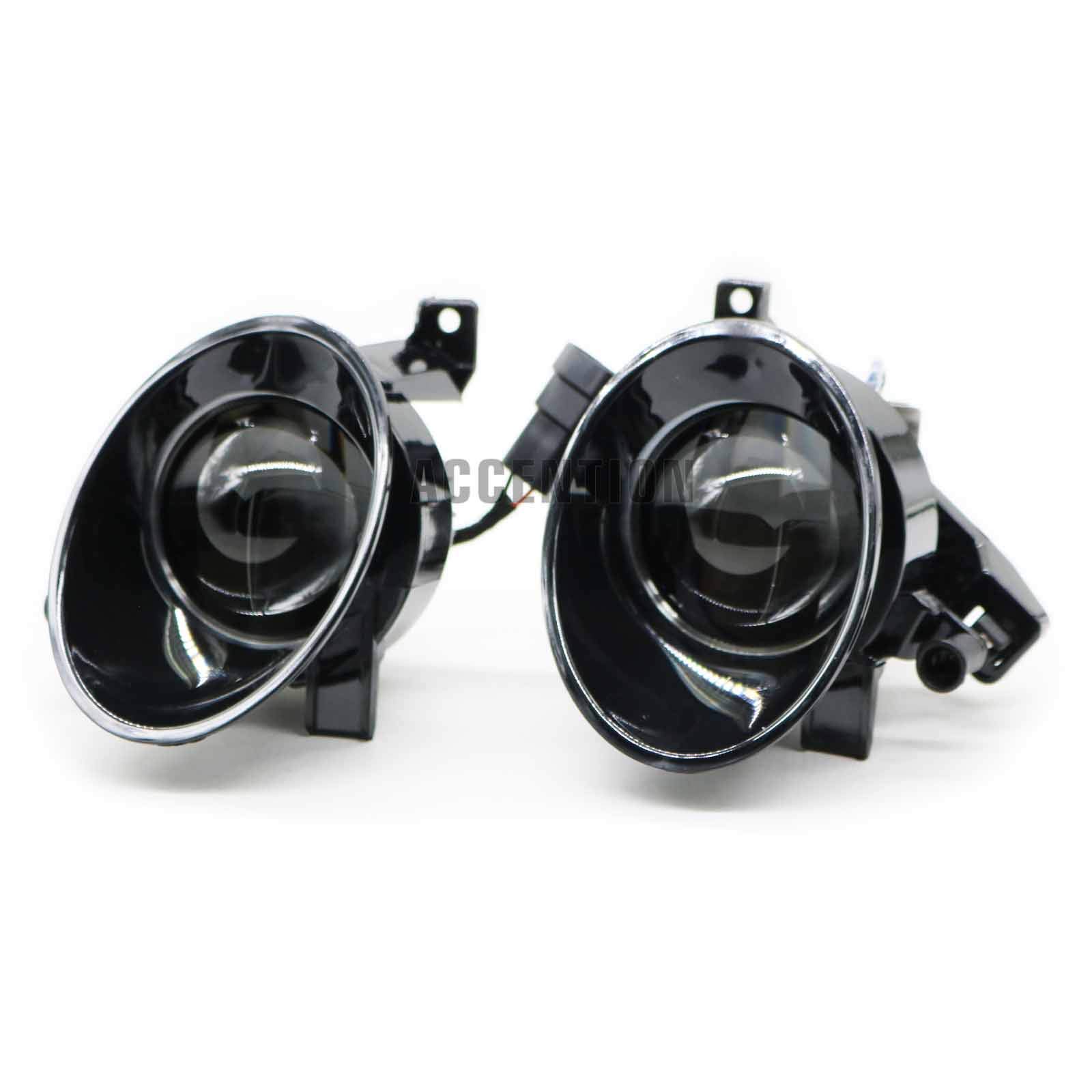 Premium LED Fog Lights with Convex Lens for VW Caddy Touran 2011-2015 - Error-Free Car Styling Front Fog Lamps - Enhanced Visibility for Night Driving & Bad Weather Conditions