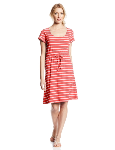 Hot Coral/White Stripe