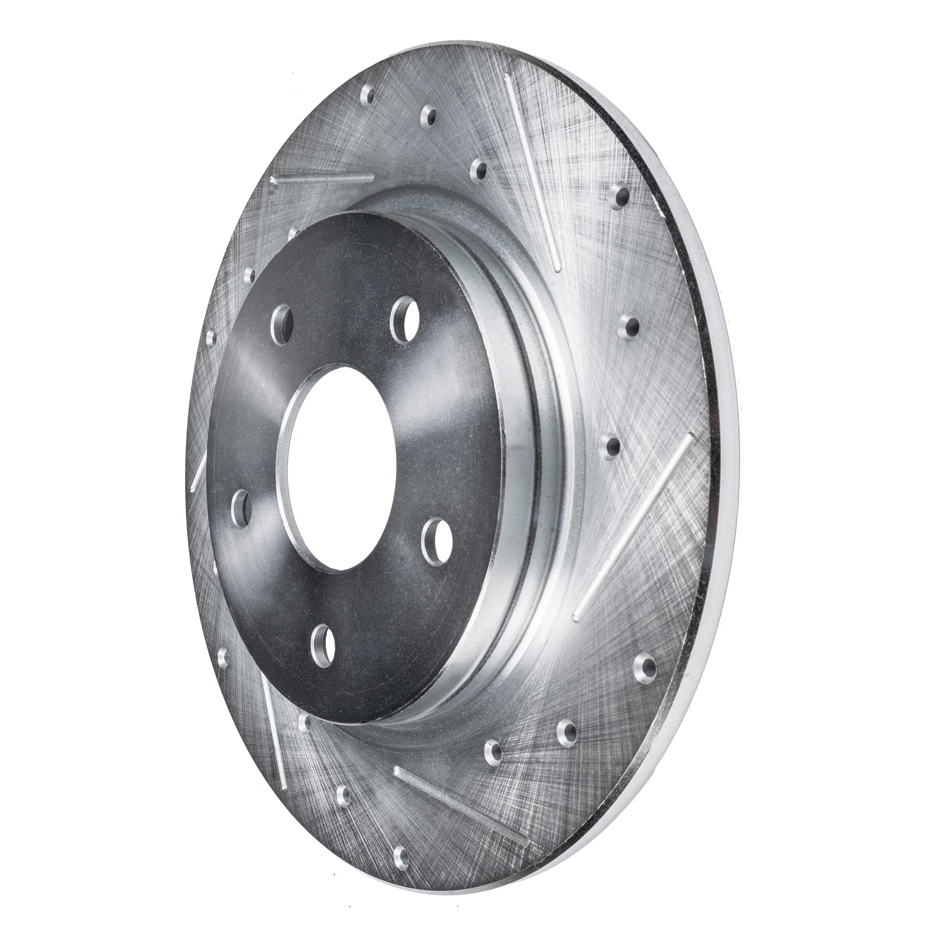 Detroit Axle Rear Brake Rotors for 2002-2004 Honda Odyssey - Drilled & Slotted Premium Replacement Brake Rotors (12.32 Inch) - Perfect for City Driving, Highway Commuting & Heavy Loads