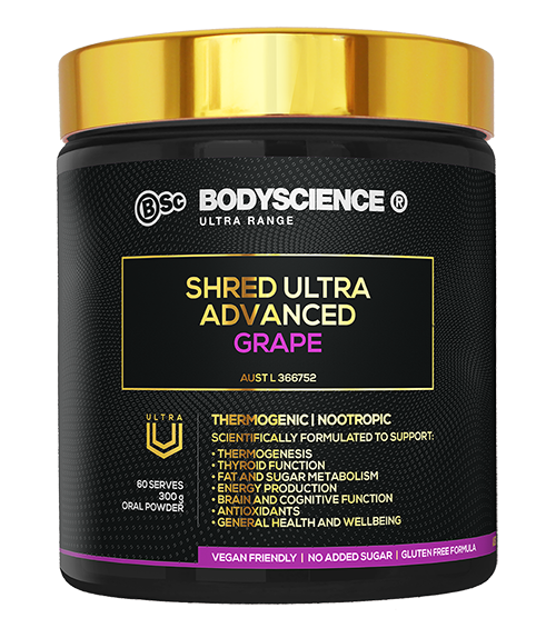 BSc Bodyscience Shred Ultra Advanced Fat Burner & Weight Loss Supplement - Boost Metabolism & Energy for Gym, Workouts & Active Lifestyle
