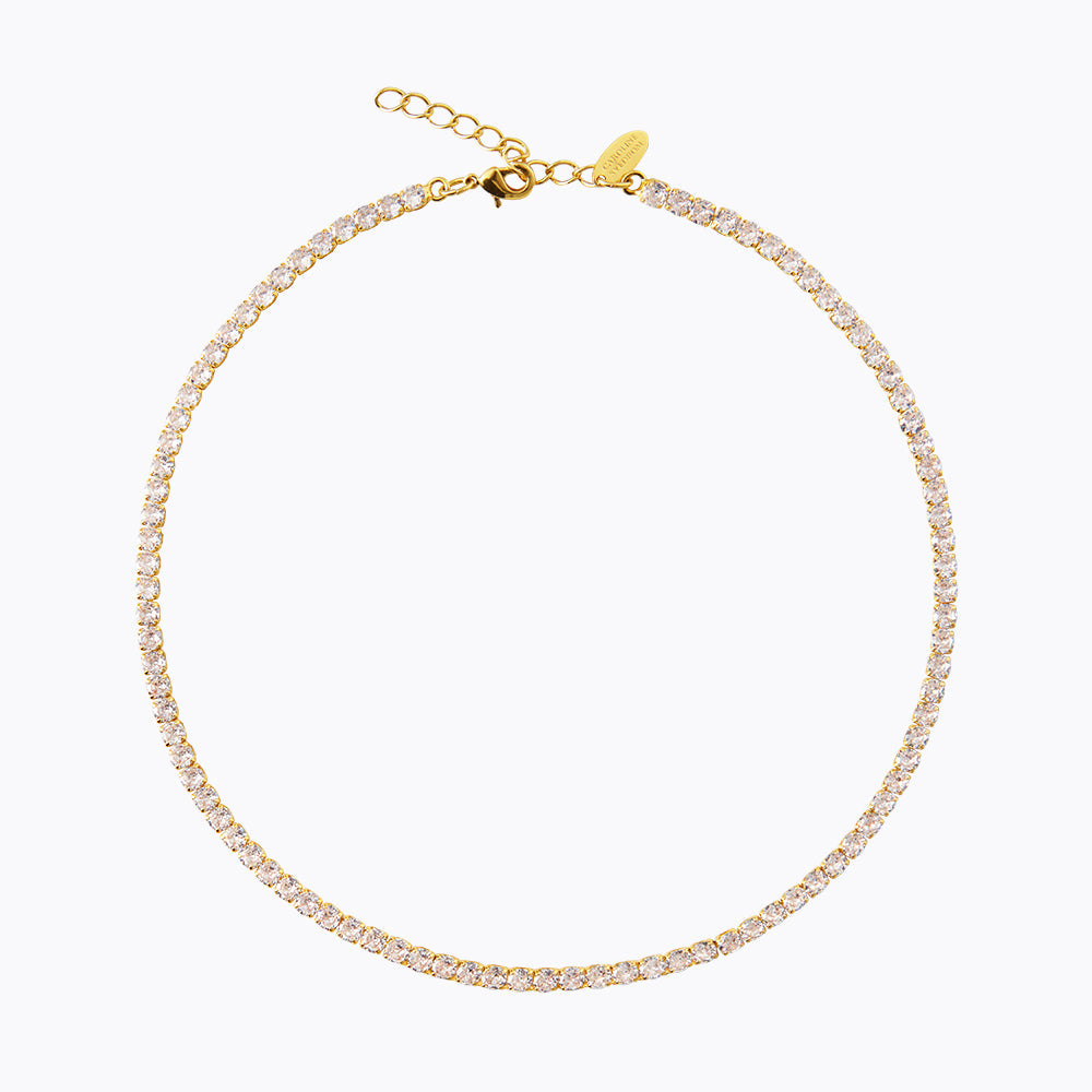 Zara Crystal Necklace for Women - Elegant Fashion Jewelry for Party, Wedding & Evening Wear