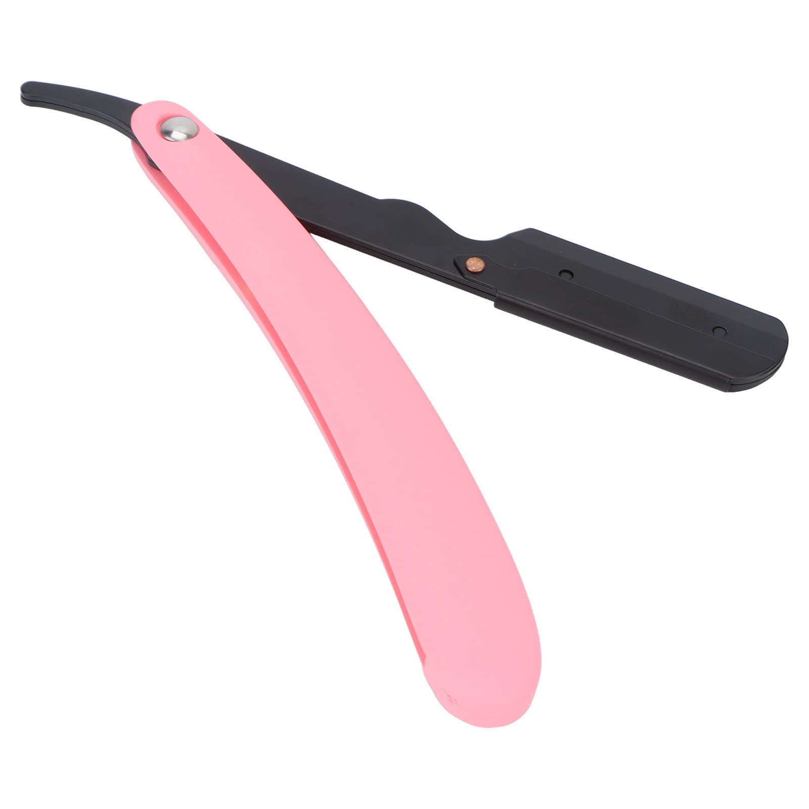 Shanrya Stainless Steel Straight Razor Knife - Ergonomic Non-Slip Handle for Precise Sideburn Trimming & Beard Shaping - Perfect for Men's Daily Grooming & Barber Use at Home or Salon