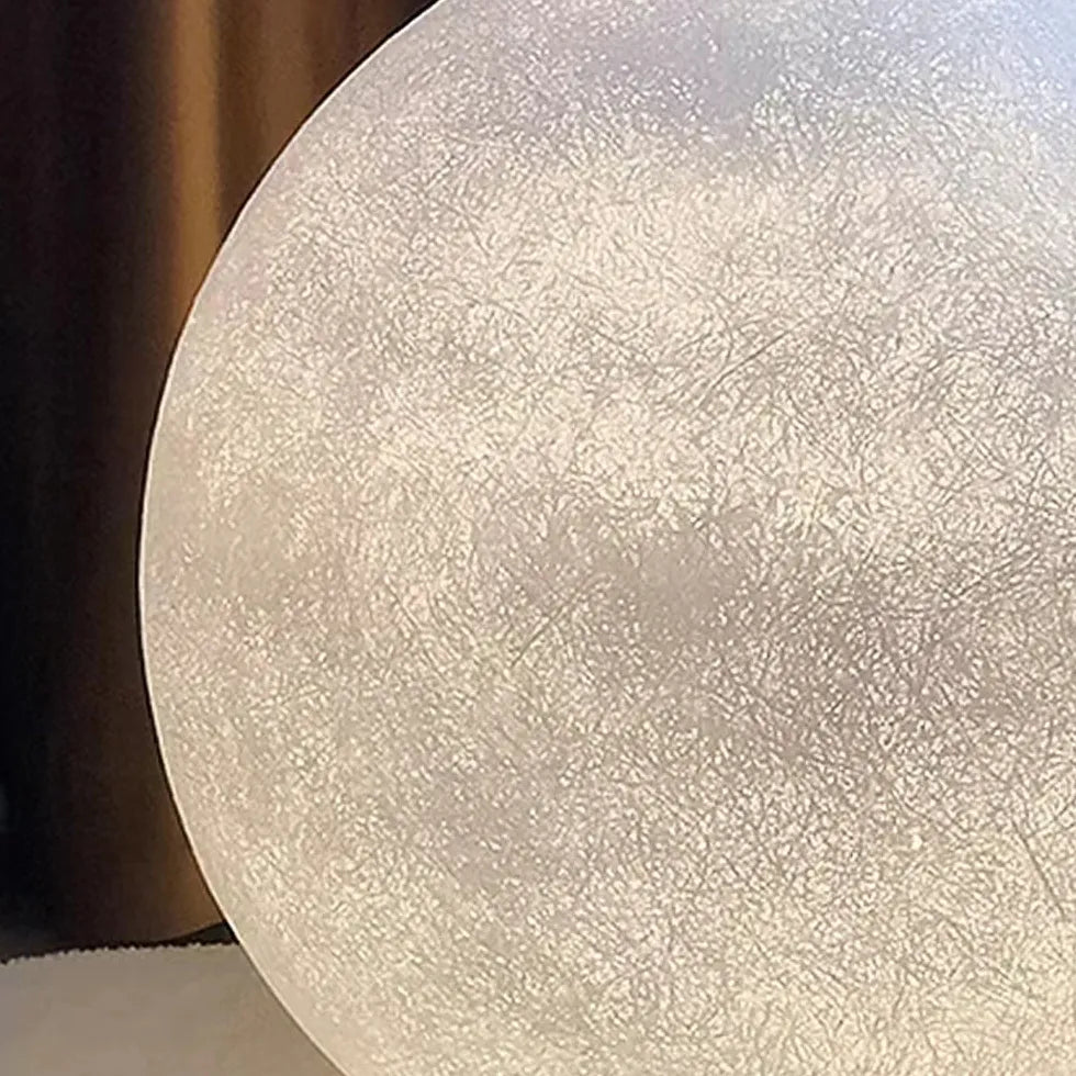 Modern Moon Shaped Floor Lamp - Ambient LED Night Light for Bedroom, Living Room & Nursery - Dimmable Soft Lighting for Relaxation & Decor