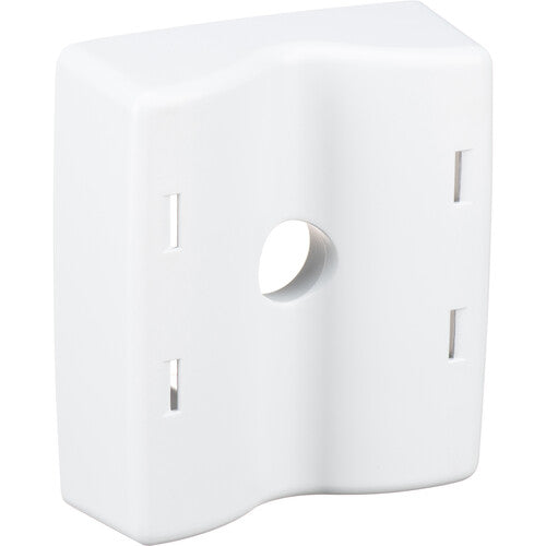 Axis Communications T91B57 White Pole Mount for Security Cameras - 4 to 16 Inch Adjustable Bracket for Outdoor Surveillance Installation