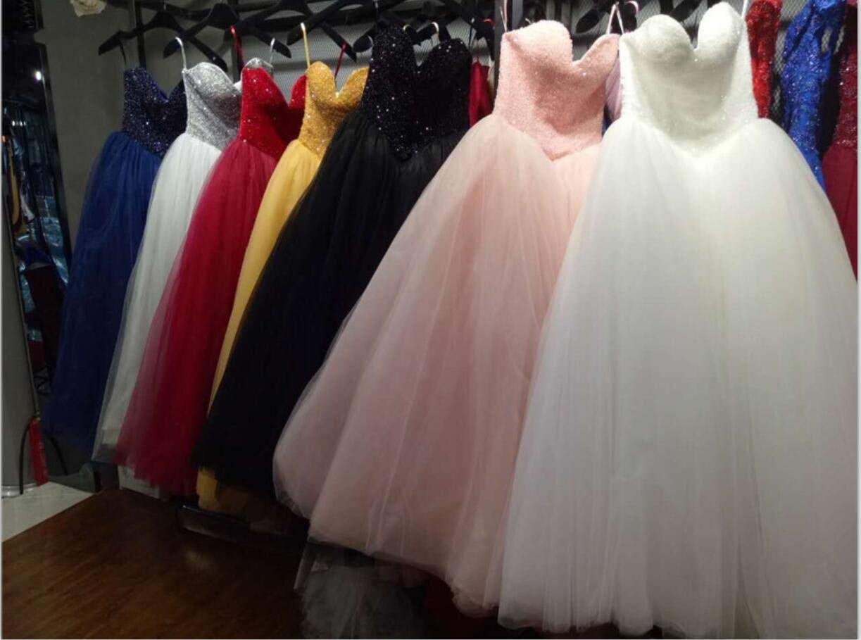 Elegant Beaded Sweetheart Neckline Ball Gown Long Formal Evening Dress for Women | Prom, Wedding, Gala & Special Occasions