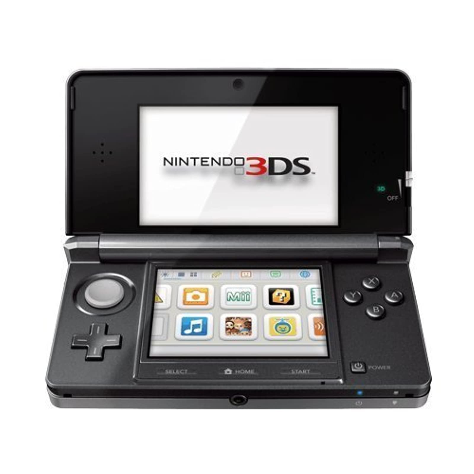 Refurbished Nintendo 3DS Cosmo Black Handheld Gaming Console - Portable Game System for Kids & Adults, Perfect for Travel & Home Entertainment