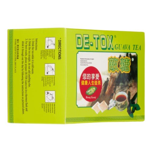 Organic Guava Detox Tea - 90 Herbal Tea Bags for Weight Loss & Cleansing | Antioxidant Rich, Caffeine-Free | Perfect for Morning Routine & Relaxation