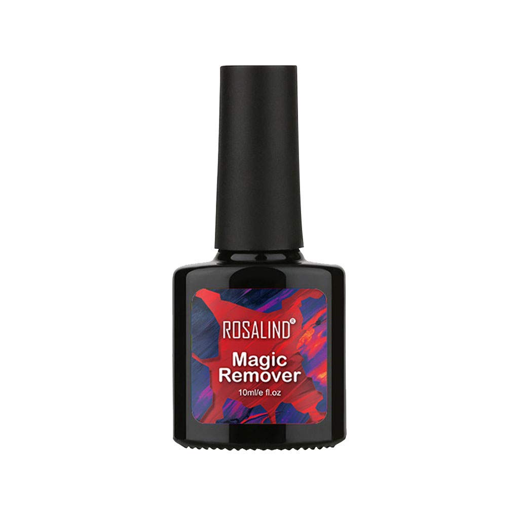 10ml Nail Polish Remover Liquid - Fast Acting Gel & Nail Varnish Remover with Degreaser for Professional Salon & Home Manicure - Gentle Nail Cleaner for Gel, Acrylic & Base Coat Removal