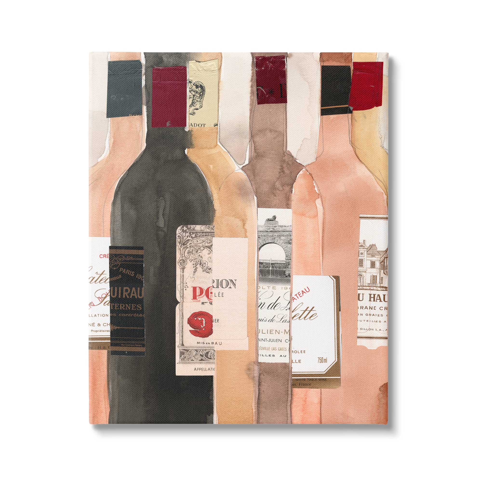 Vintage Wine & Champagne Bottles with Timeless Labels - Samuel Dixon Design - Perfect for Home Bar Decor, Wine Cellar Display & Gift Giving
