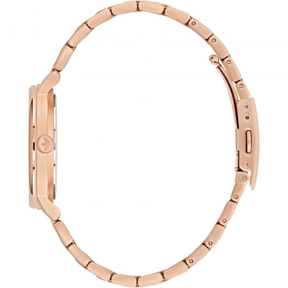Adidas Women's Rose Gold Stainless Steel Watch AOSY22067 - Elegant & Durable Timepiece for Everyday Wear, Work & Special Occasions