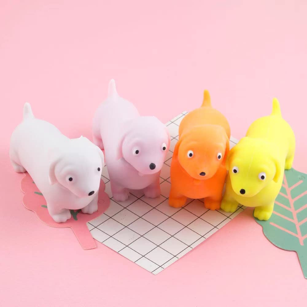 Suanni Pinch Creative Dog Stress Relief Toy - Stretchy Sensory Fidget Toy for Teens & Adults - Fun Visual Easter Gift (Green) - Perfect for Office, School, and Home Relaxation