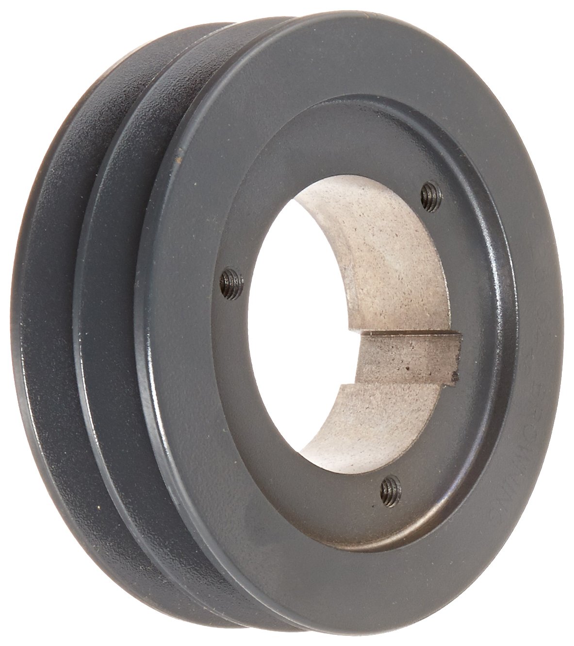 Browning 2B5V52 Split Taper Sheave - Cast Iron 2-Groove Pulley for A/B/5V Belts with B Bushing | Industrial Machinery & Power Transmission Equipment Replacement Part