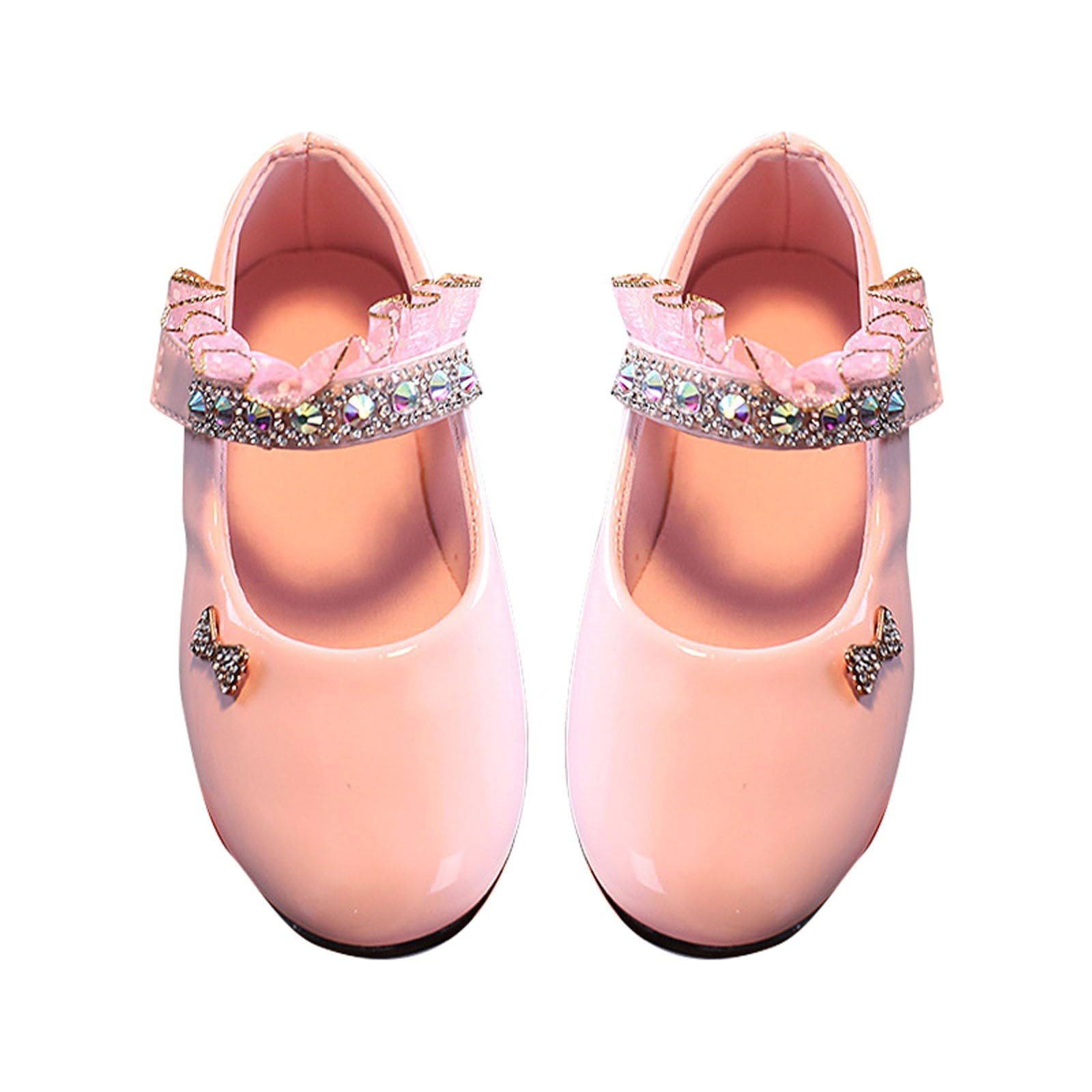 **Hard Sole Baby Shoes for Toddlers 6-36 Months - Cute Princess Style First Walkers for Girls - Perfect for First Steps, Outdoor Play & Special Occasions**