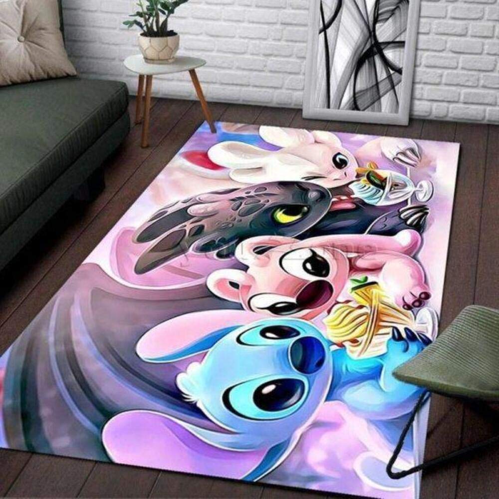 Stylish Rectangle Area Rug for Living Room & Bedroom - Soft & Durable Home Decor Carpet - Perfect for Family Spaces, Offices & High-Traffic Areas