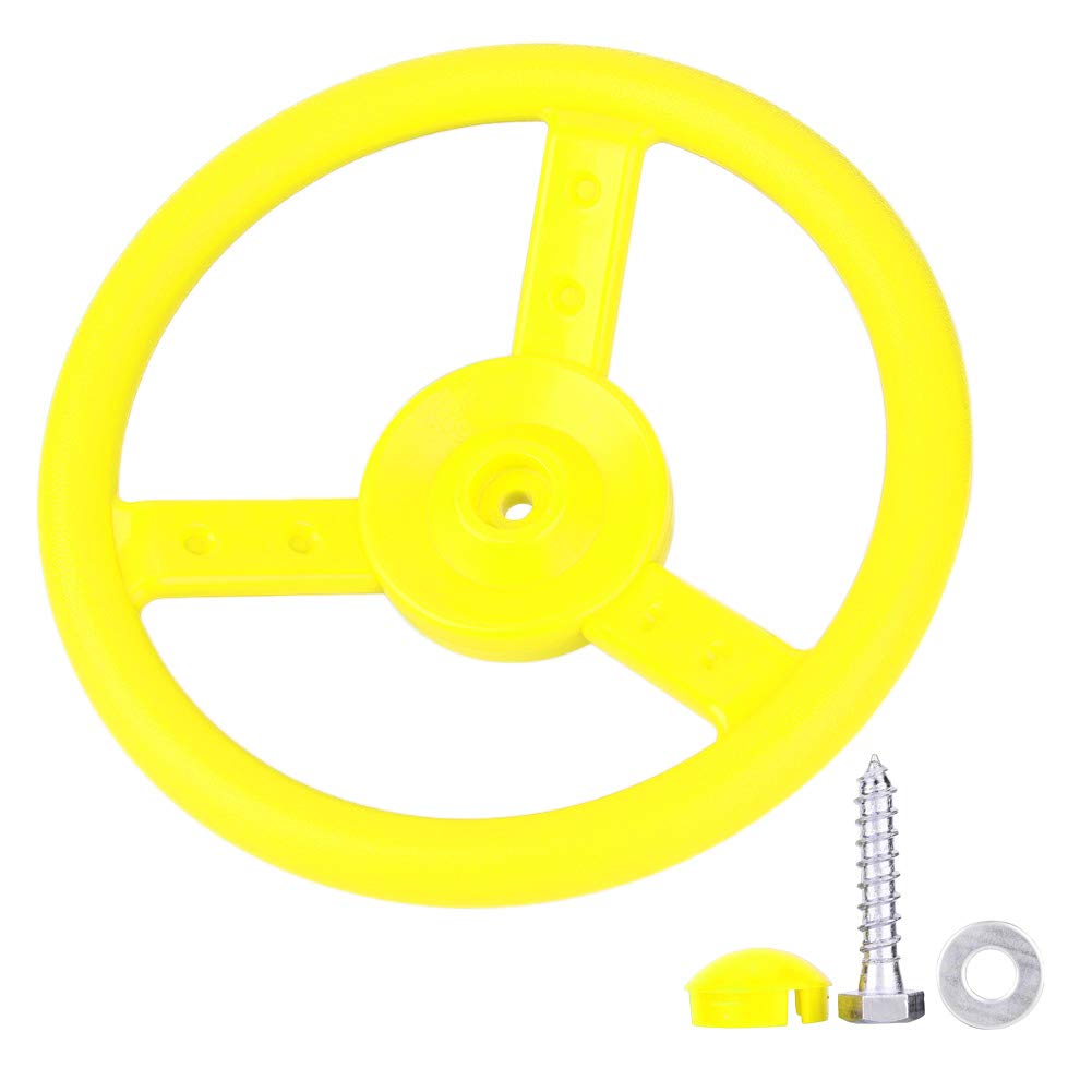 Rotatable Plastic Swingset Steering Wheel for Kids - Portable Playground Toy with 360° Rotation - Outdoor Play Equipment for Backyard, Park & School Playgrounds