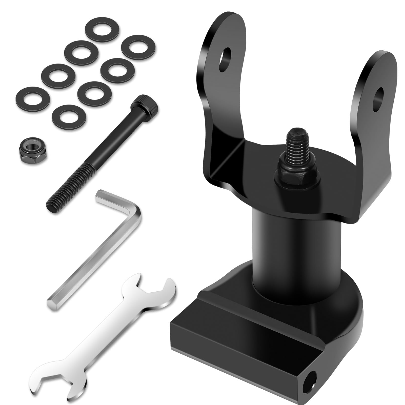 360 Degree Swivel Mount for Peloton Bike & Exercise Bikes - Adjustable Monitor Stand with Stainless Steel Arm & Included Wrenches - Easy Installation for Home Gym Workouts & Cycling Training