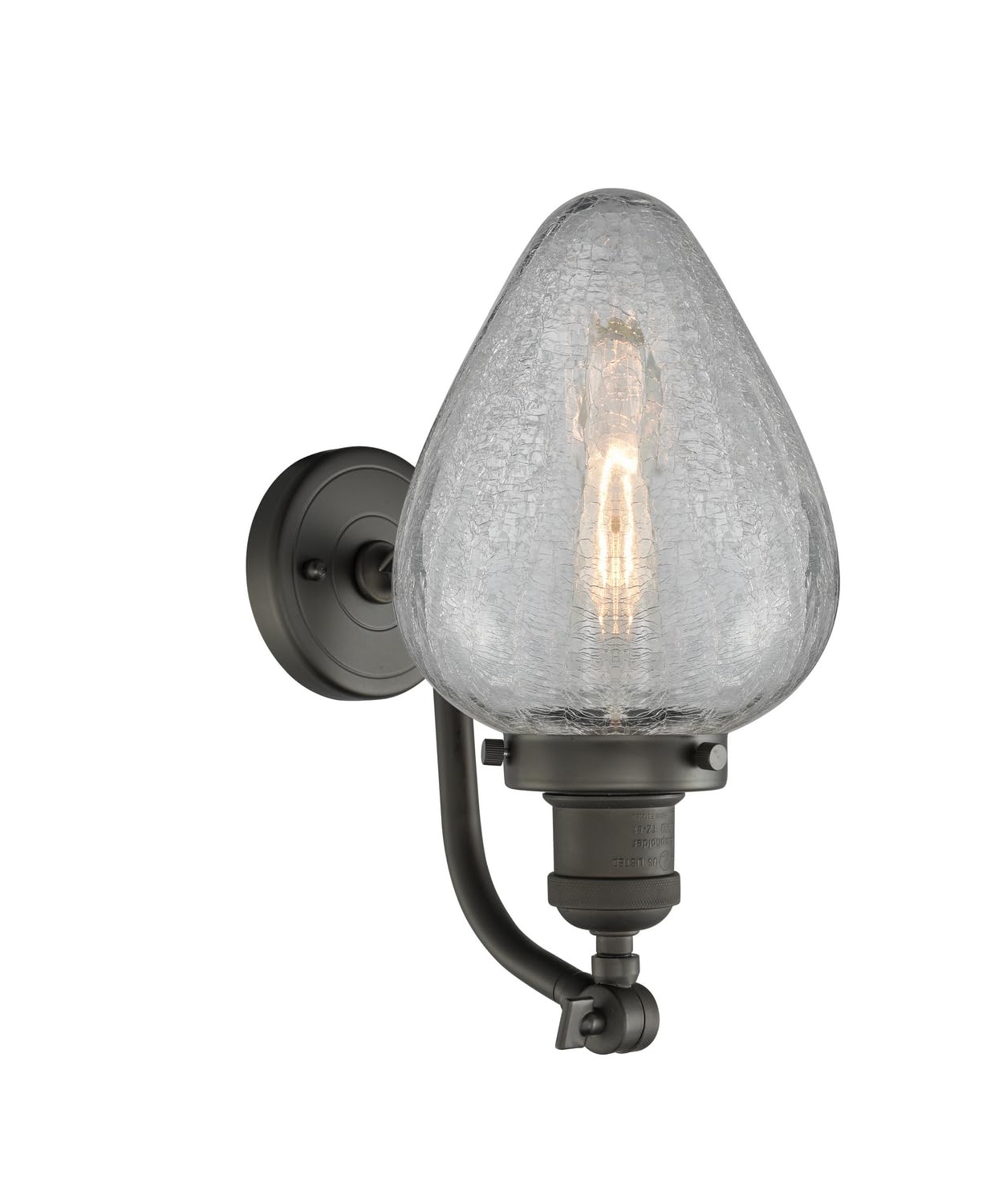 Franklin Restoration Collection Geneseo 1-Light Wall Sconce in Oil Rubbed Bronze - Vintage Style LED Wall Light for Bedroom, Hallway & Entryway Lighting