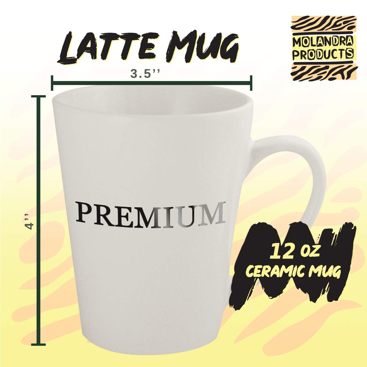 Rude and Loud Ceramic 12oz Latte Coffee Mug - Funny Novelty Cup for Office, Home & Gifts | Perfect for Coffee, Tea & Hot Beverages