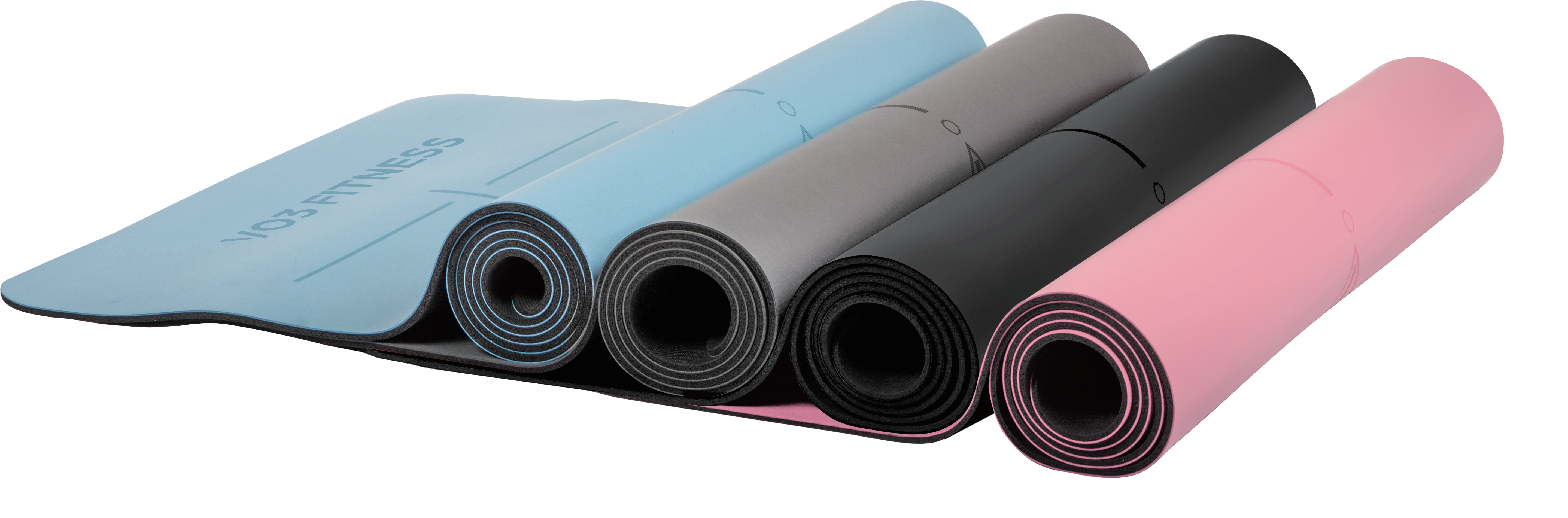 VO3 Premium Non-Slip Yoga Mat for Women & Men - Extra Thick Eco-Friendly Exercise Mat for Home, Gym, Pilates & Hot Yoga - Ideal for Beginners & Professionals