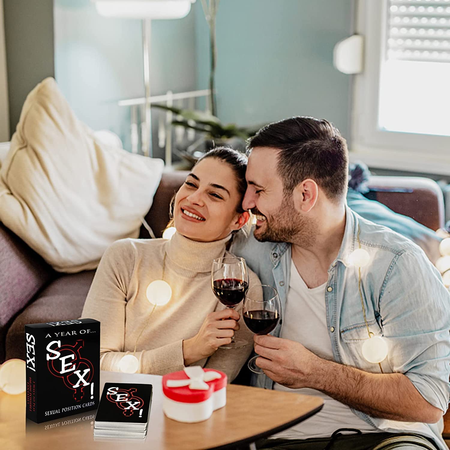 Adult Sex Position Cards - Illustrated Bedroom Battle Game with 50+ Hot Couple Positions for Spicing Up Your Love Life | Perfect for Anniversary Gifts, Couples Games & Romantic Nights