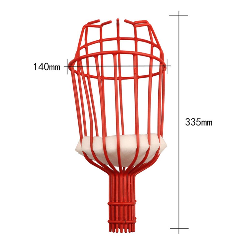 Fruit Picker Basket - Twist-On Fruit Catcher Harvester Tool for Avocados, Apples & Oranges | Labor Saving Gardening & Farm Device for Greenhouses, Orchards & Home Gardens | Perfect for Harvesting, Farm Work & DIY Gardening