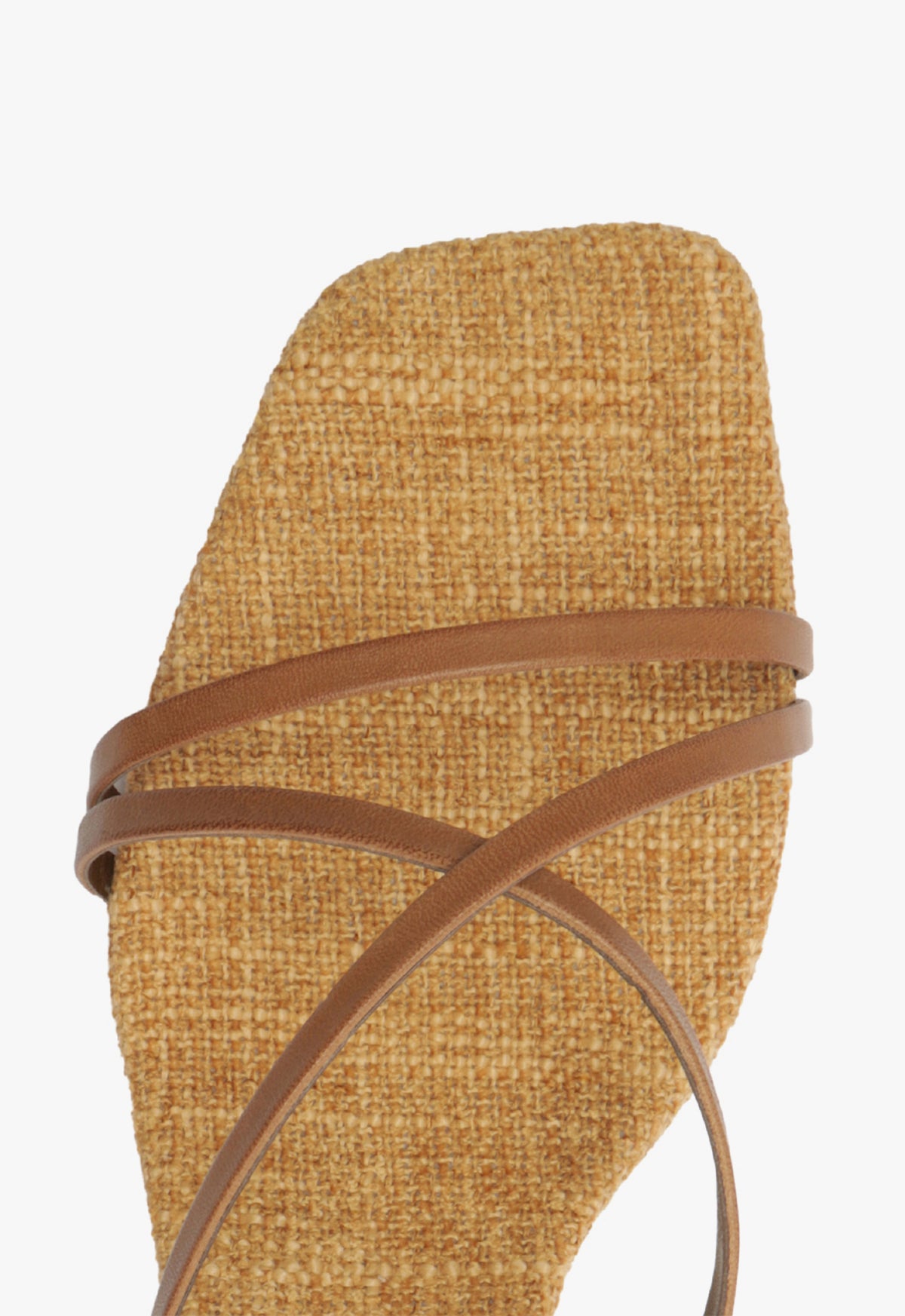 Bari Mid Atanado Leather Sandal with 2.5 Inch Heel - Comfortable Women's Casual Sandals for Summer Outfits, Beach, and Vacation Wear