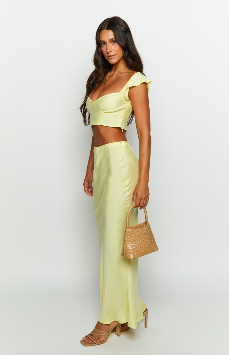 Anna Yellow Maxi Skirt - Flowy Summer Long Skirt for Women | Boho Beach Dress, Casual Outfit & Vacation Wear