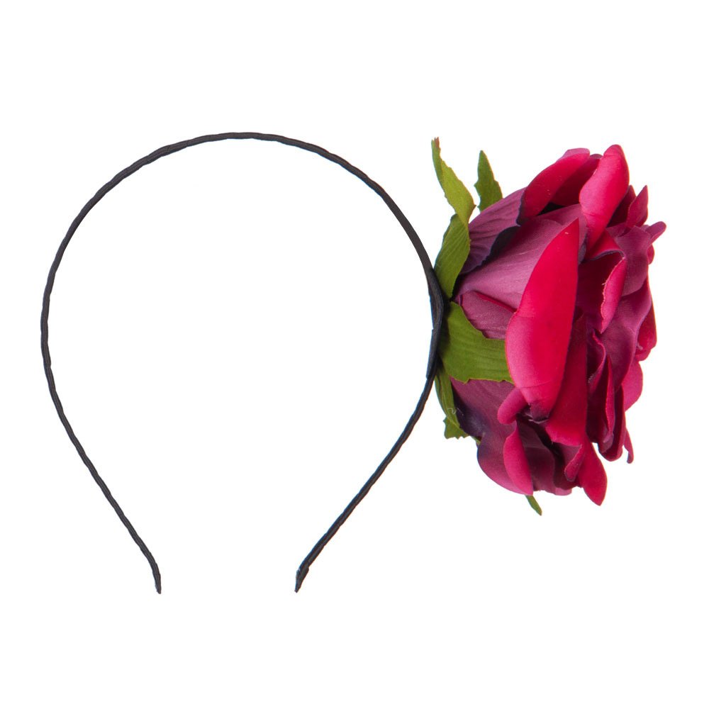 Jeanne Simmons Women's Rose Floral Headband - Elegant Hair Accessory for Weddings, Parties & Everyday Wear