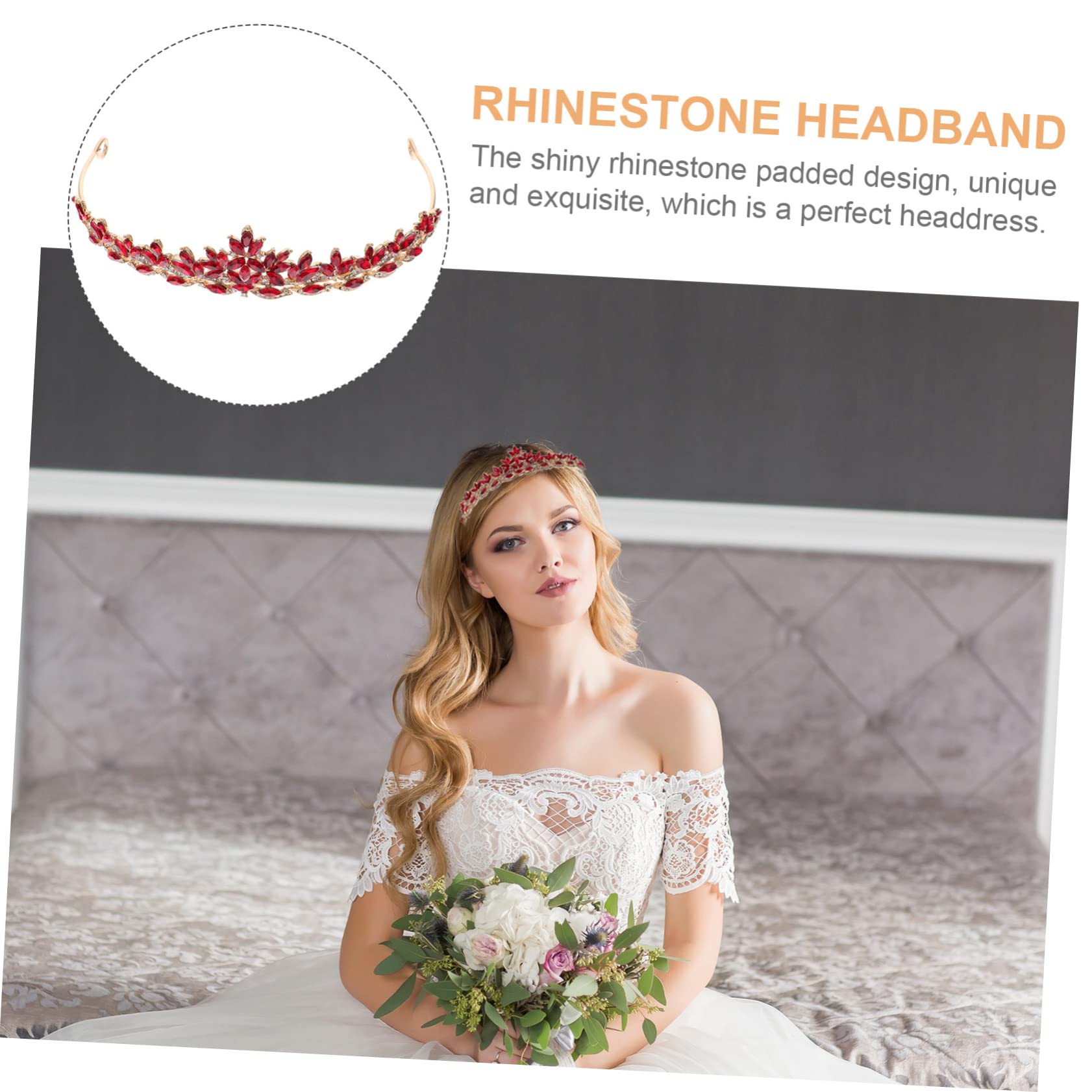 POPETPOP Wedding Tiara Crown for Bride - Diamond Shining Bridal Headpiece, Prom Queen Hair Ornament, Alloy Headband for Wedding, Party & Special Occasions | Perfect for Bridal Showers, Bachelorette Parties, and Formal Events