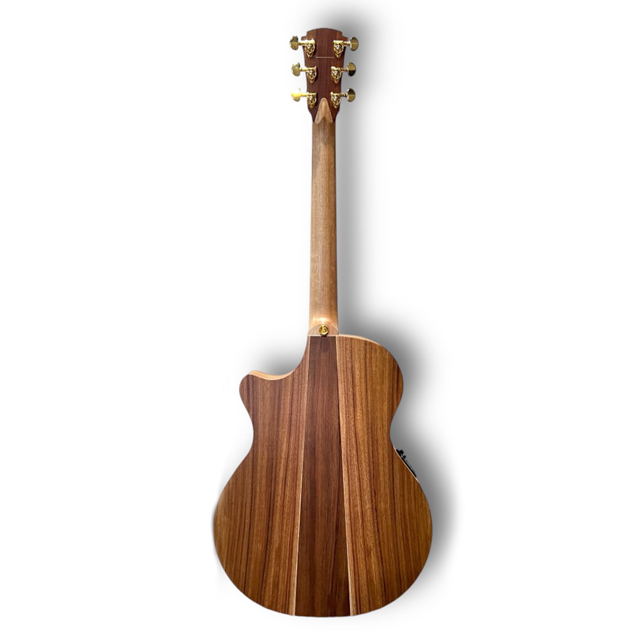 Cole Clark CCTL2EC BLBL Thin Line Grand Auditorium Acoustic Guitar - Oak/Blackwood Finish | Perfect for Live Performances & Studio Recording