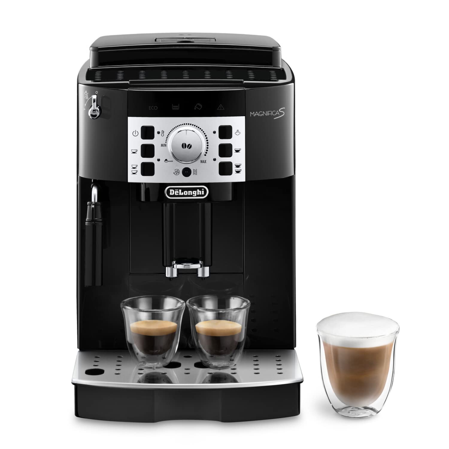 De'Longhi ECAM22.110.B Magnifica S Super Automatic Espresso Coffee Machine with Milk Frother - Black | Perfect for Home, Office & Entertaining Guests