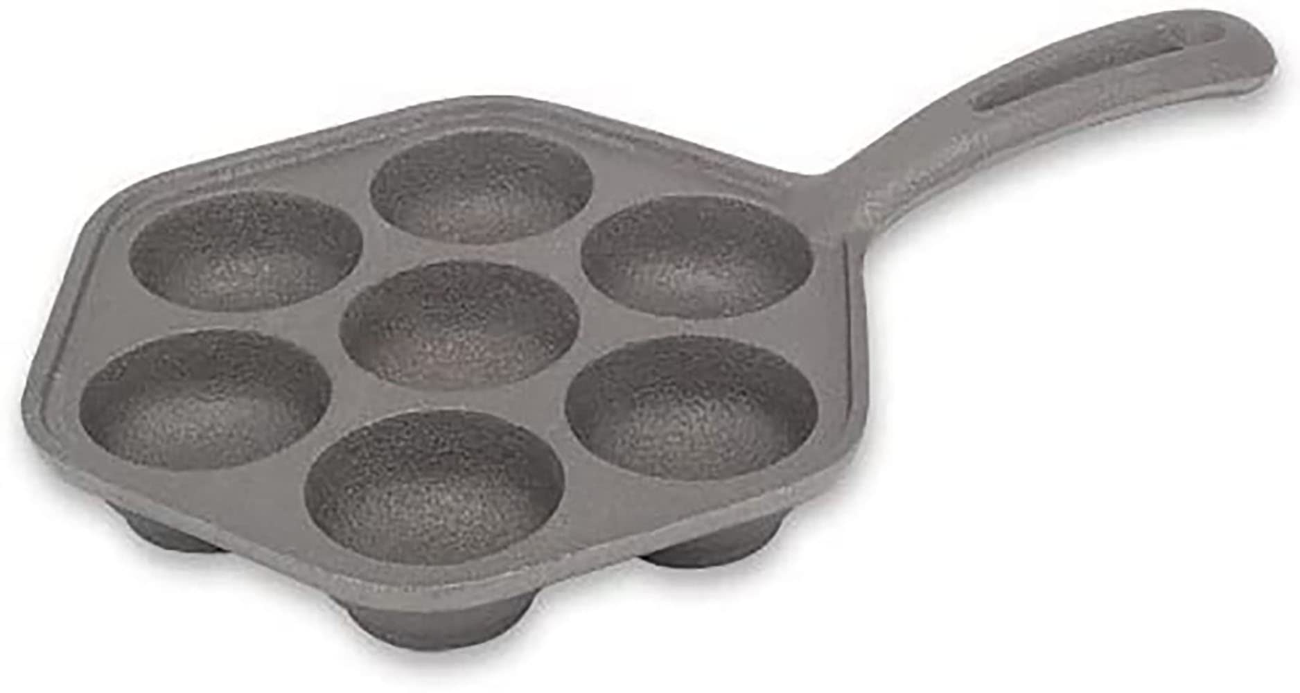 Non-Stick 370 Aebleskiver Pan - Cast Aluminum Danish Pancake Maker for Stovetop - Perfect for Ebelskiver, Takoyaki, Pancake Puffs & Appetizers