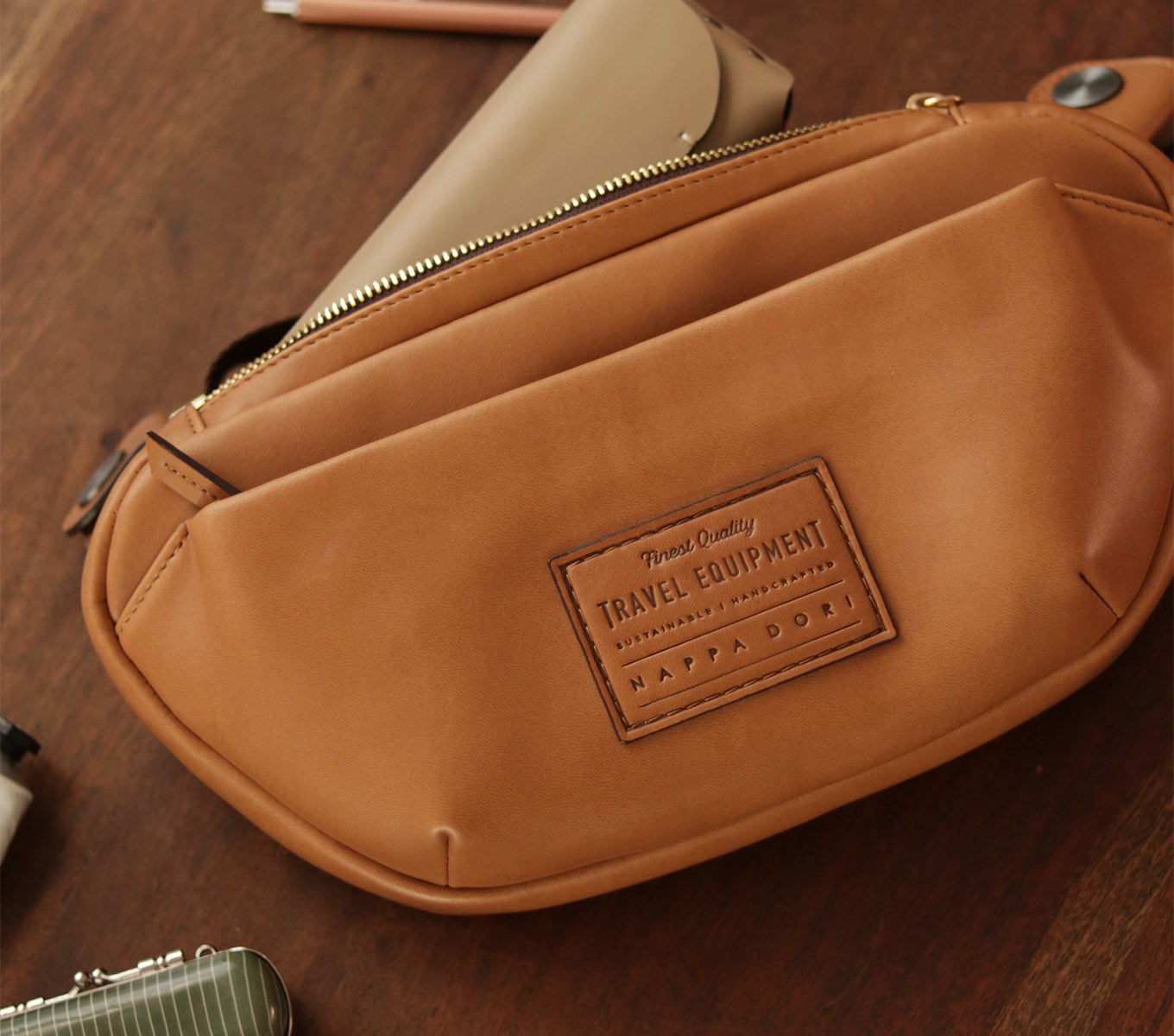Clapton Crossbody Bag - Genuine Apple Leather for Women - Stylish & Durable Everyday Purse for Work, Travel & Shopping