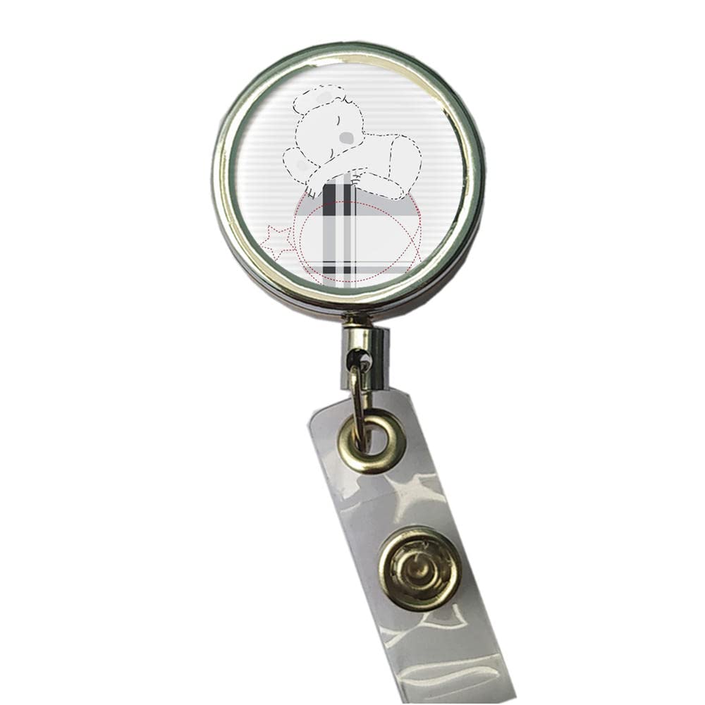 BlackKey Koala Retractable ID Card Badge Holder Reel with Adjustable Lanyard & Belt Clip - 2260 | Perfect for Work, School, Events & Security Access