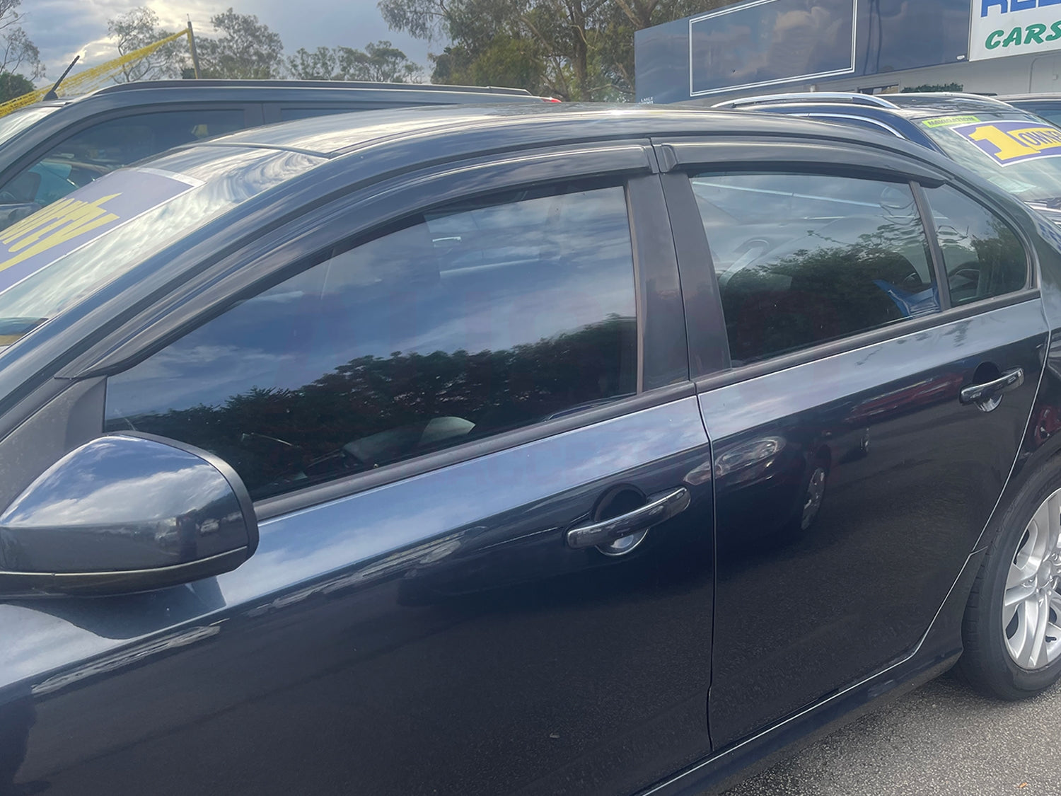 Premium Weather Shields for Ford Falcon Fairmont FG 2008-2019 - Durable Car Window Deflectors for Rain Protection & Enhanced Style