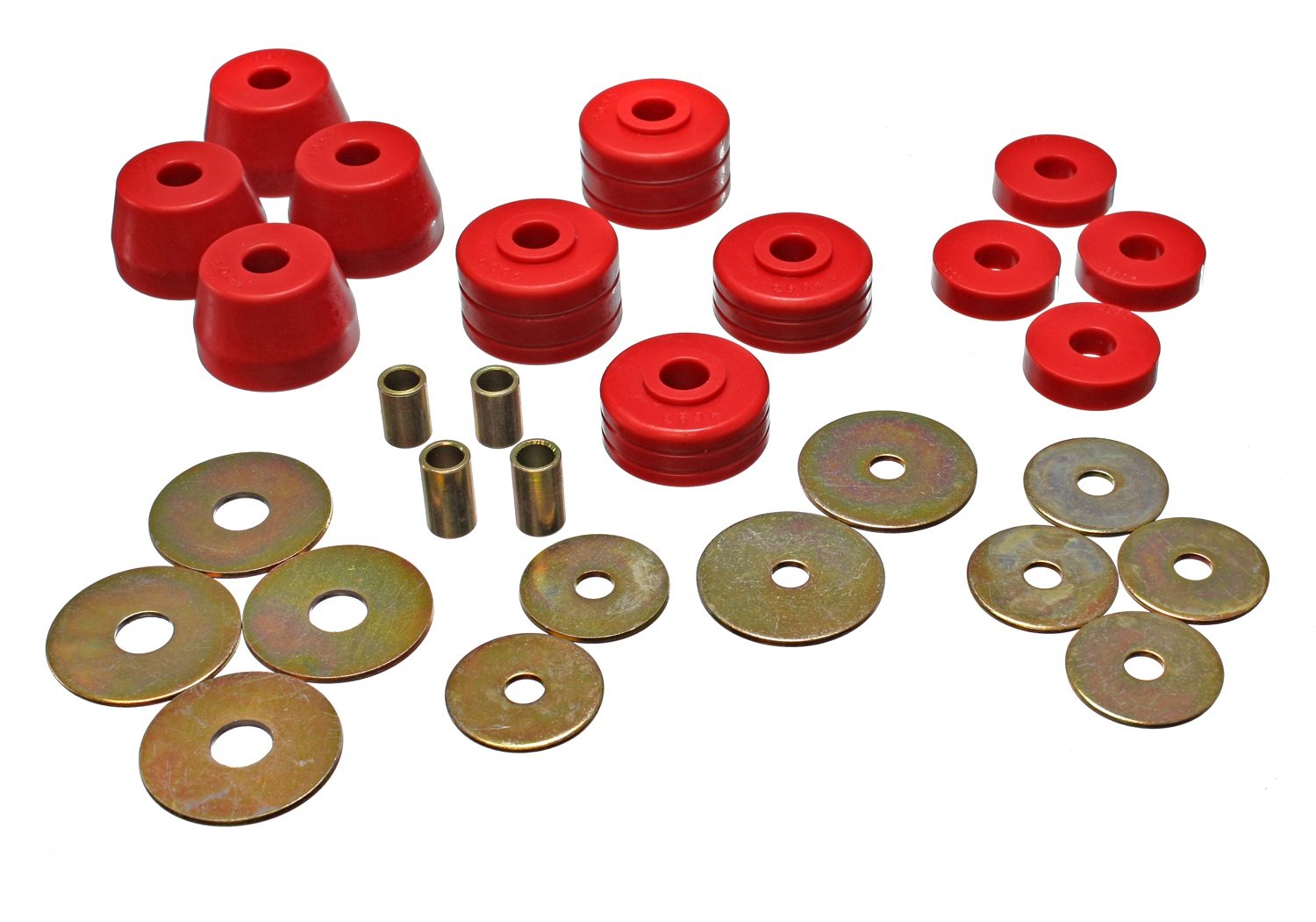 Energy Suspension 5.4101R Body Mount Kit for Dodge Ram D100-300 2WD & 4WD - Durable Rubber Bushings for Smooth Ride & Off-Road Performance